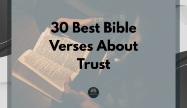 30 Best Bible Verses About Trust
