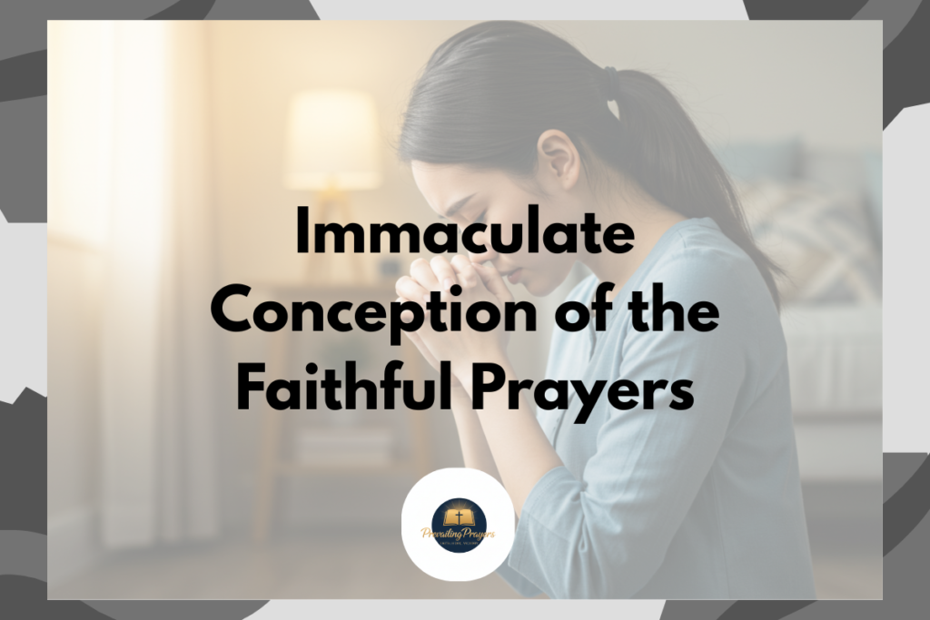 bible verses for parents love (46) Immaculate Conception of the Faithful Prayers