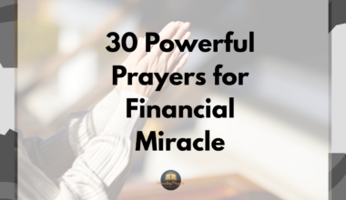 30 Powerful Prayers for Financial Miracle