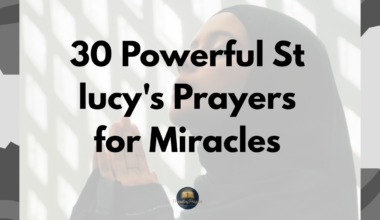 30 Powerful St lucy's Prayers for Miracles