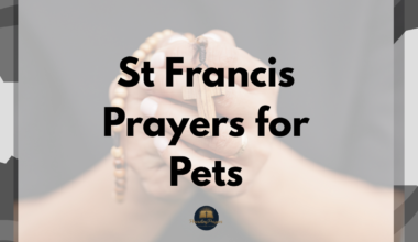 St Francis Prayers for Pets