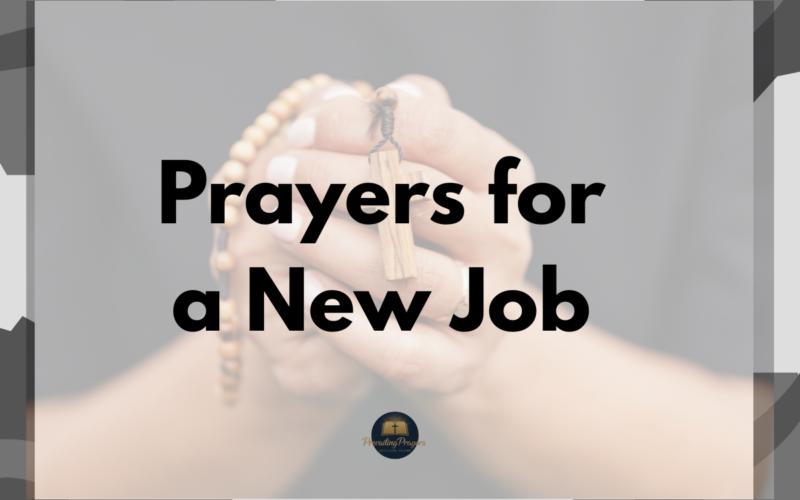 Prayers for a New Job