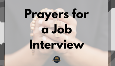 Prayers for a Job Interview