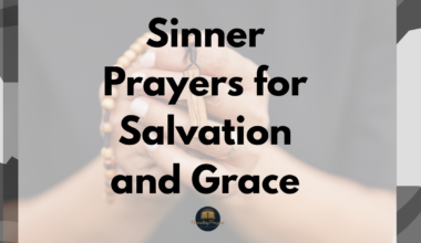 Sinner Prayers for Salvation
