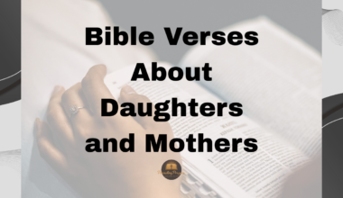 Bible Verses About Daughters and Mothers