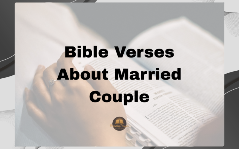 Bible Verses About Married Couple