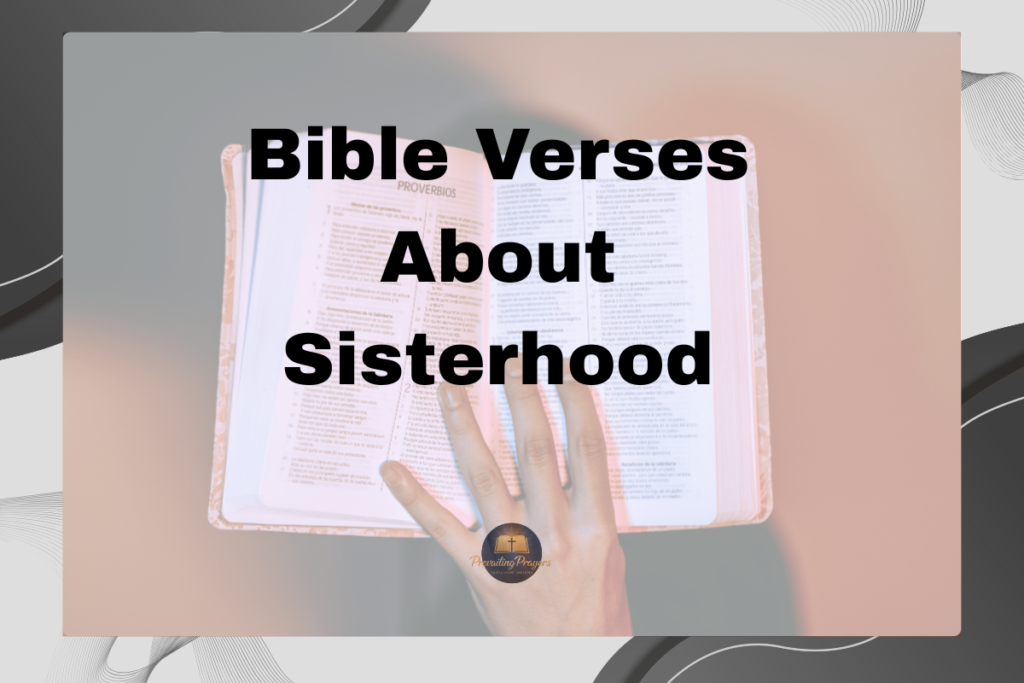 Bible Verses About Sisterhood