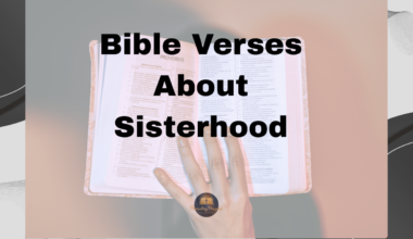 Bible Verses About Sisterhood