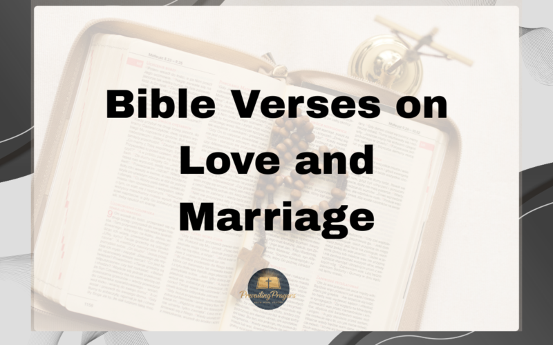 Bible Verses on Love and Marriage