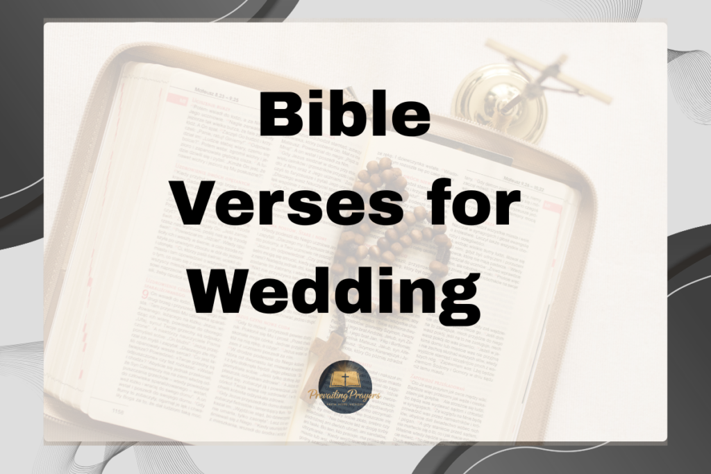 Bible Verses for Wedding