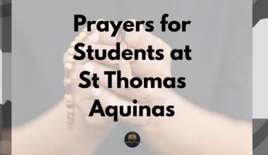 Prayers for Students at St Thomas Aquinas