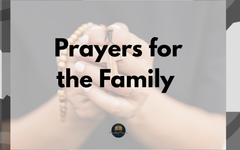 Prayers for the Family
