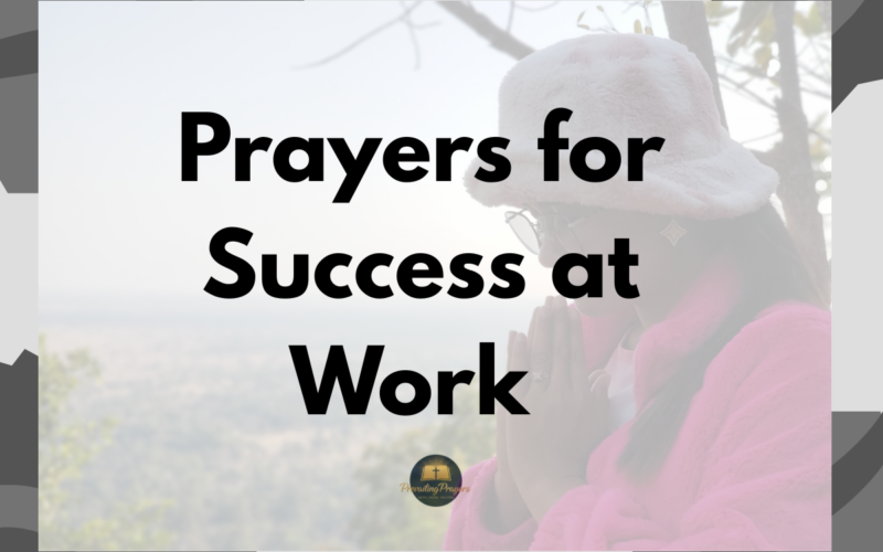 Prayers for Success at Work