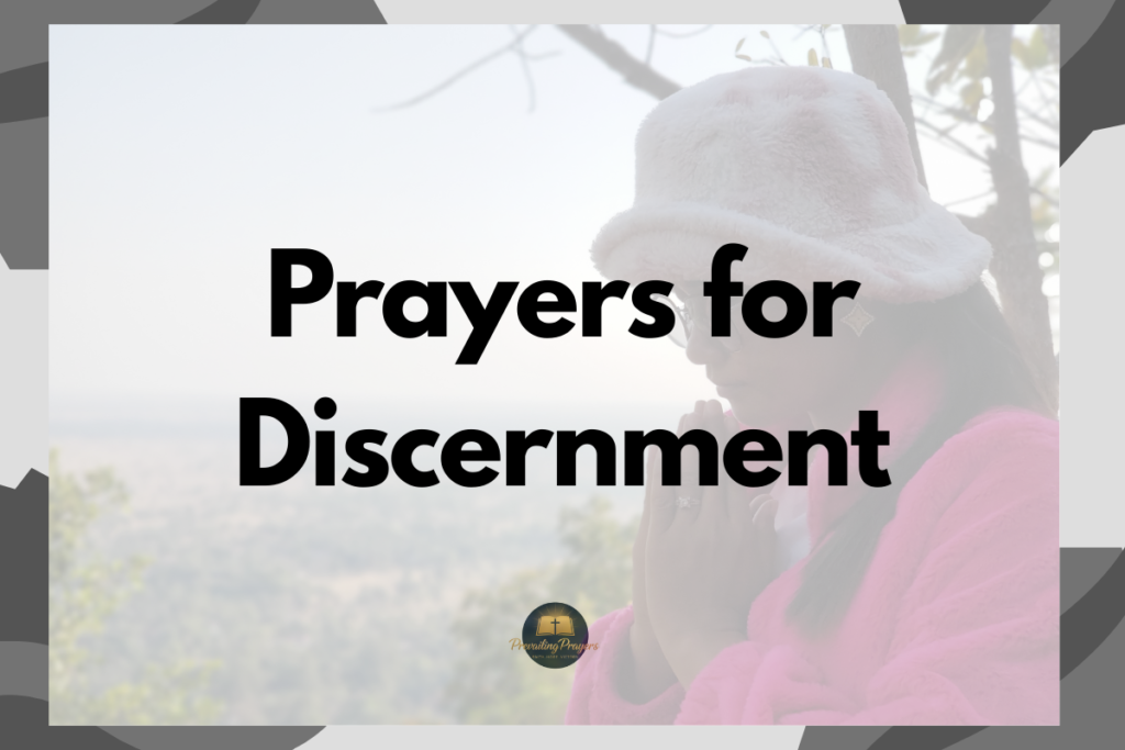Prayers for Discernment
