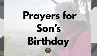 Prayers for Son’s Birthday