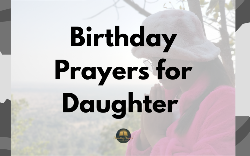 Birthday Prayers for Daughter
