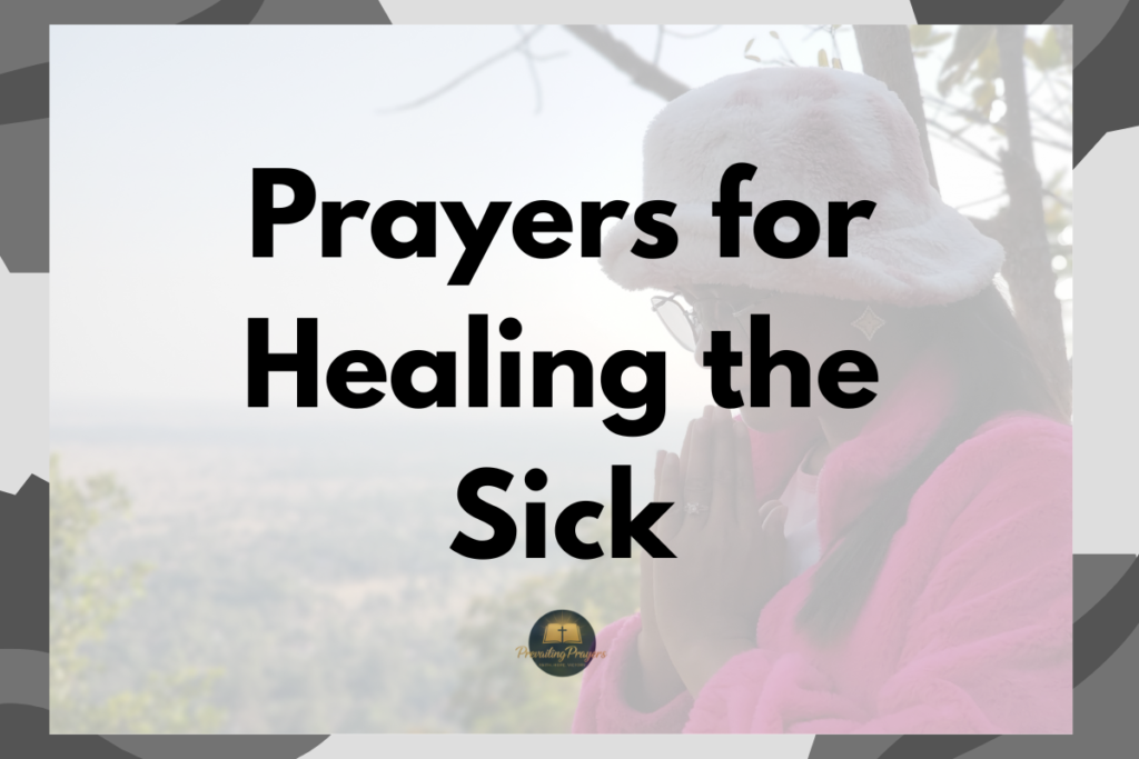Prayers for Healing the Sick