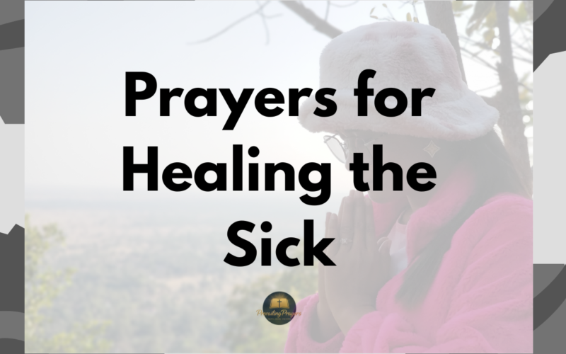 Prayers for Healing the Sick