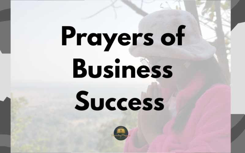 Prayers of Business Success