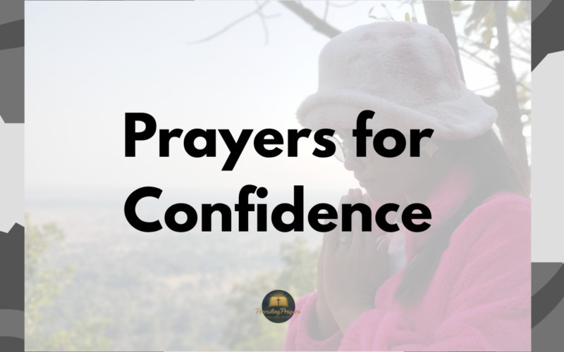 Prayers for Confidence