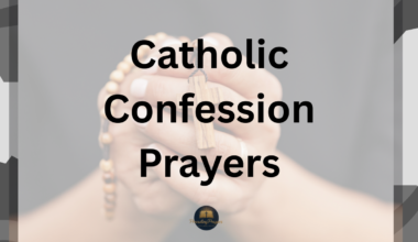 Catholic Confession Prayers
