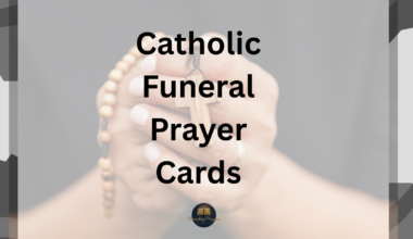 Catholic Funeral Prayer Cards