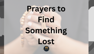 Prayers to Find Something Lost