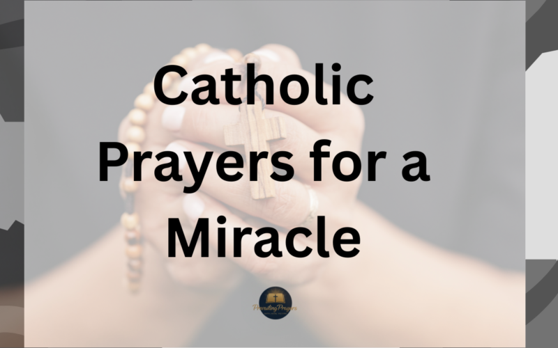 Catholic Prayers for a Miracle