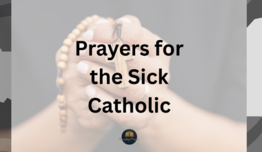 Prayers for the Sick Catholic