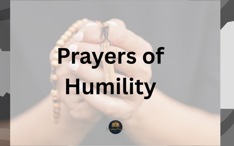 Prayers of Humility
