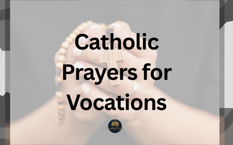 Catholic Prayers for Vocations