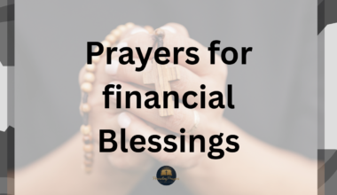 Prayers for financial Blessings