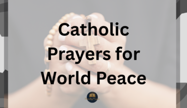 Catholic Prayers for World Peace