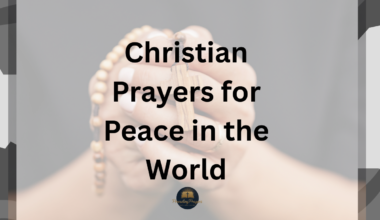 Christian Prayers for Peace in the World
