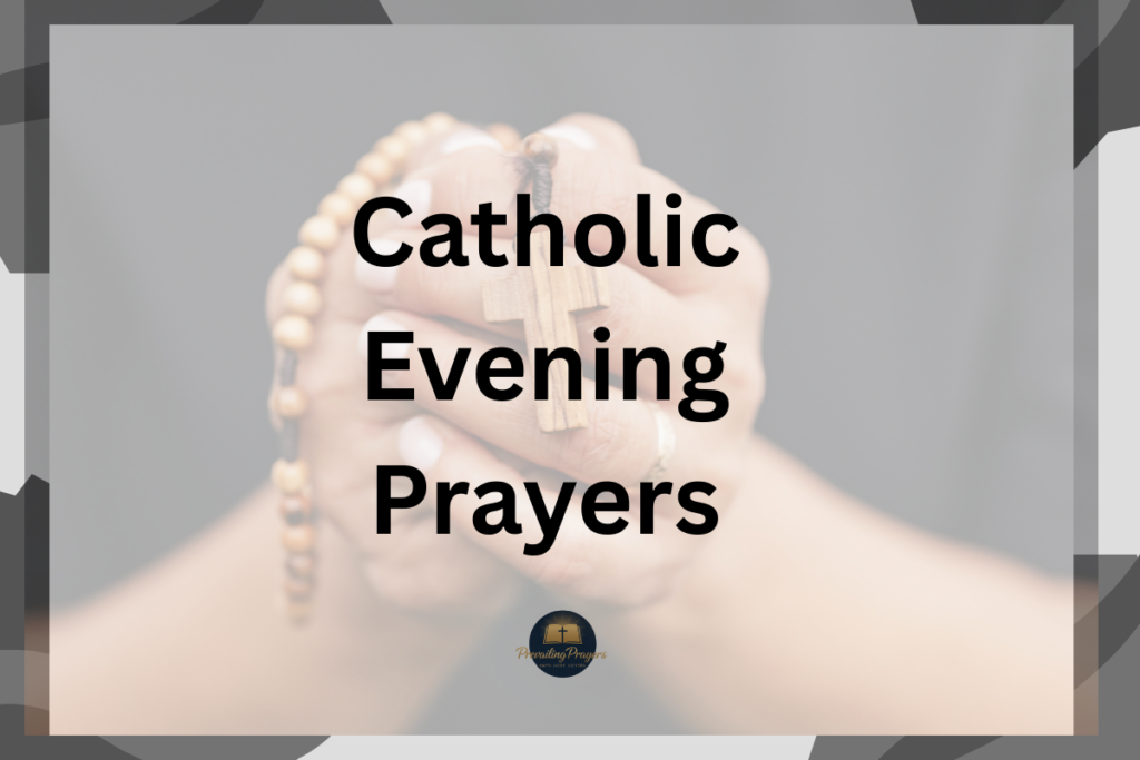 Catholic Evening Prayers