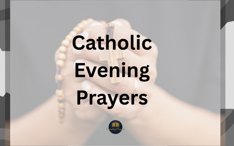 Catholic Evening Prayers