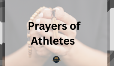 Prayers of Athletes