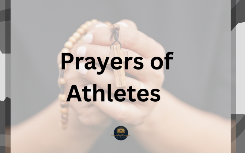 Prayers of Athletes