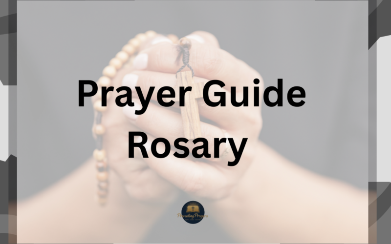Prayer Guide Rosary