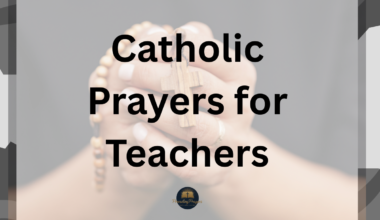 Catholic Prayers for Teachers