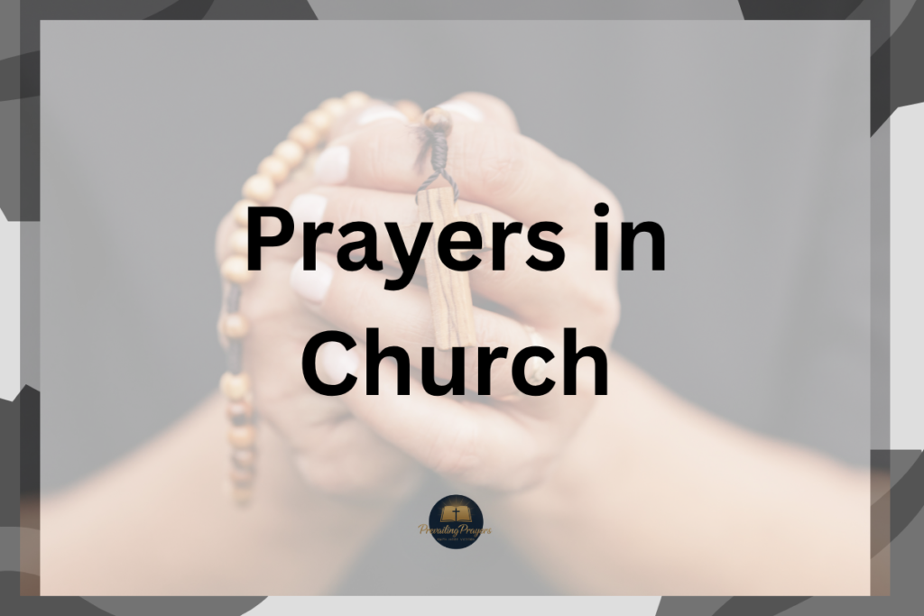 Prayers in Church