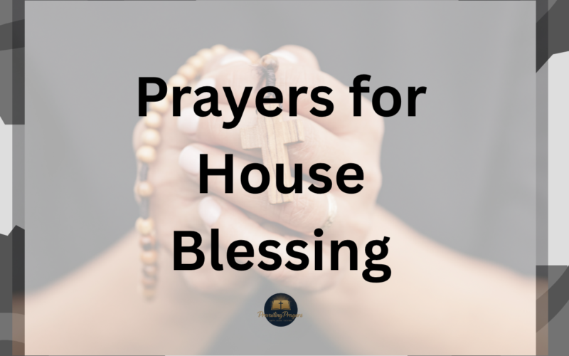Prayers for House Blessing