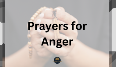 Prayers for Anger