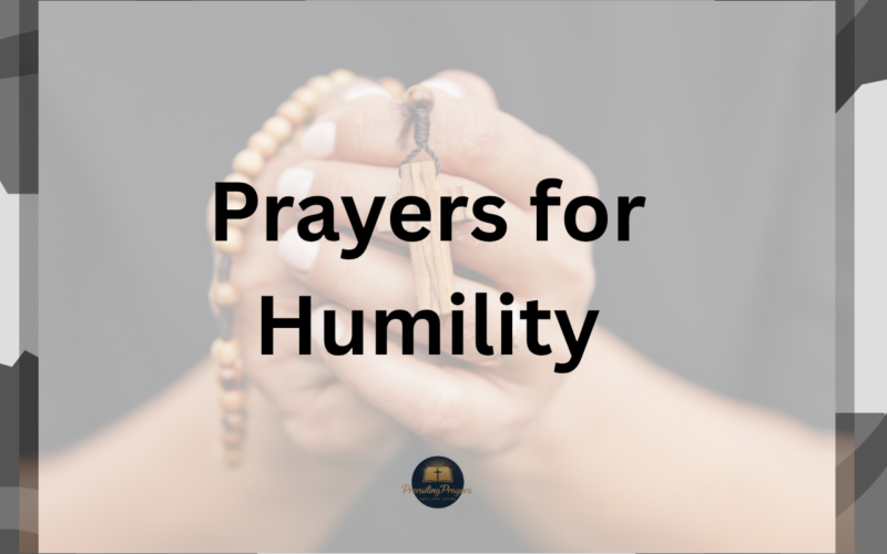 Prayers for Humility