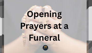 Opening Prayers at a Funeral