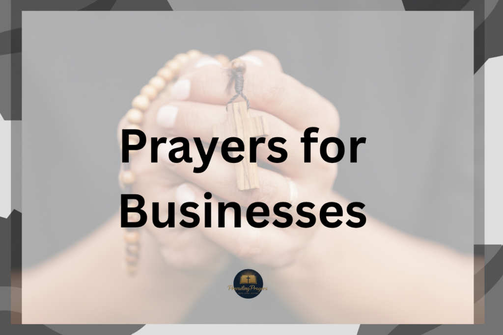 Prayers for Businesses