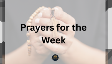 Prayers for the Week