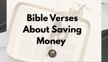 Bible Verses About Saving Money
