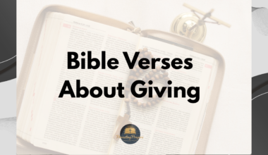 Bible Verses About Giving