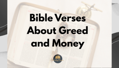 Bible Verses About Greed and Money